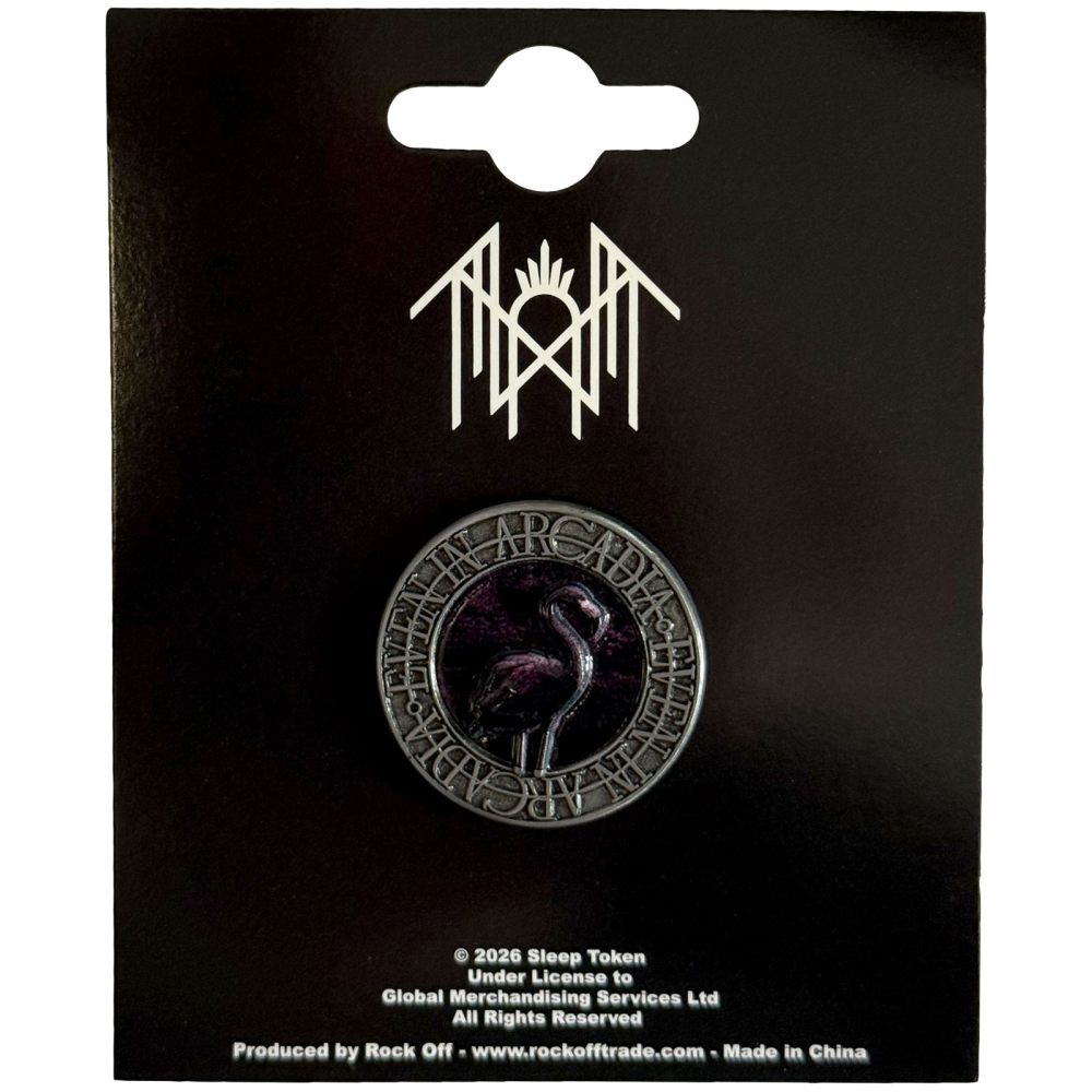 Sleep Token - Even In Arcadia Button pin - Silberfarben/Lila